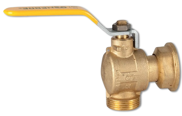 Straight Valve for Gas, M-F Sliding Nut Art. 3625