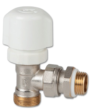 Angle Radiator Valve with Thermostatic Option Art. 70048
