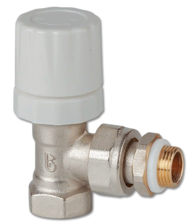 Manual Angle Radiator Valve with GE System Art. 70151