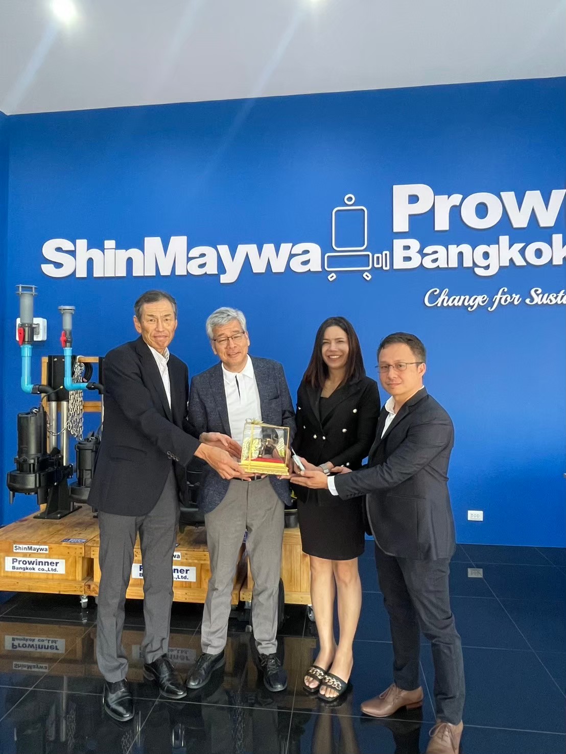 Prowinner Bangkok welcomes ShinMaywa president visit